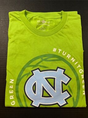 Men’s XL - UNC #TurnItGreen Night T-Shirt -NWOT